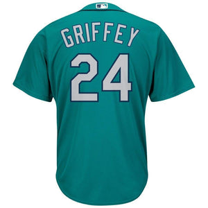 Ken Griffey Jr. Seattle Mariners Majestic Cool Base Player Jersey - White