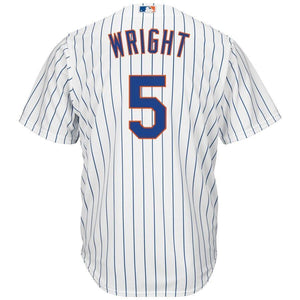 David Wright New York Mets Majestic Home Replica Cool Base Player Jersey - White/Royal