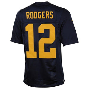 Aaron Rodgers Green Bay Packers Nike Elite Jersey - Navy Blue