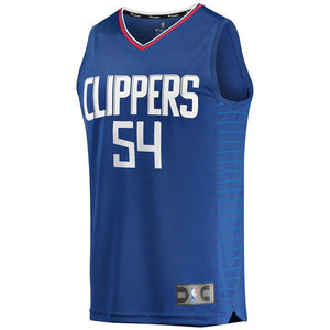 Patrick Patterson LA Clippers Fanatics Branded Fast Break Replica Jersey Royal - Icon Edition