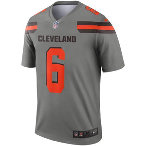 Baker Mayfield Cleveland Browns Nike Inverted Legend Jersey - Gray