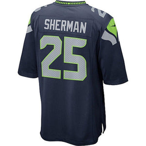 Richard Sherman Seattle Seahawks Nike Game Jersey - College Navy