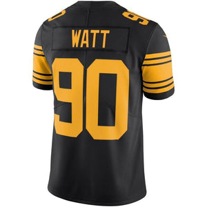 T.J. Watt Pittsburgh Steelers Nike Vapor Untouchable Color Rush Limited Player Jersey - Black