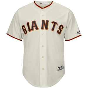 Buster Posey San Francisco Giants Majestic Official Team Cool Base Player Jersey – Cream/Black