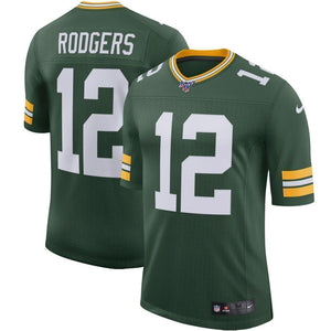 Aaron Rodgers Green Bay Packers Nike NFL 100 Vapor Limited Jersey - Green