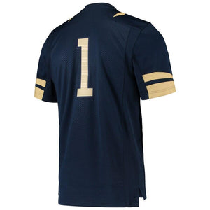 Georgia Tech Yellow Jackets adidas Team Premier Football Jersey - Navy