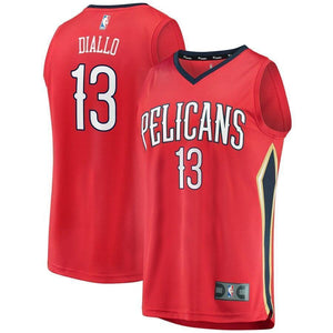 Cheick Diallo New Orleans Pelicans Fanatics Branded Fast Break Player Jersey Red - Statement Edition