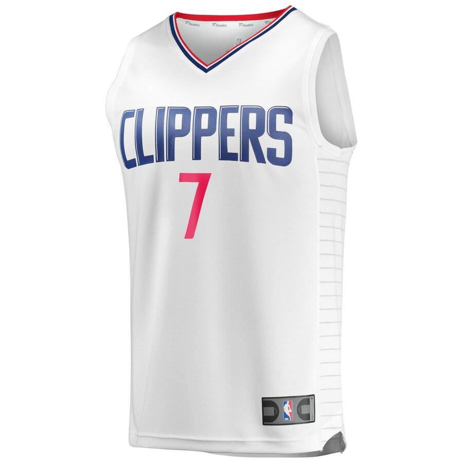 Amir Coffey LA Clippers Fanatics Branded Fast Break Replica Player Jersey White - Association Edition