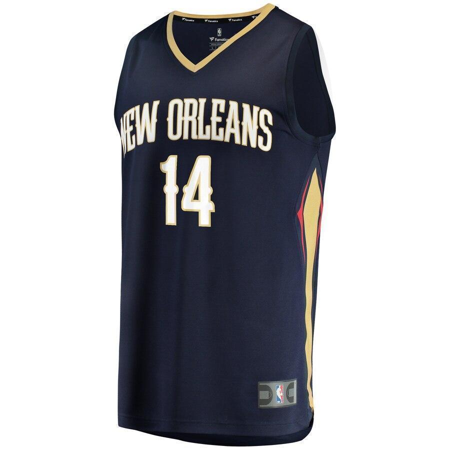 Brandon Ingram New Orleans Pelicans Fanatics Branded Fast Break Jersey Navy - Icon Edition