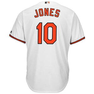 Adam Jones Baltimore Orioles Majestic Official Cool Base Player Jersey - White