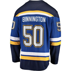 Jordan Binnington St. Louis Blues Fanatics Branded 2019 Stanley Cup Champions Home Breakaway Player Jersey - Blue