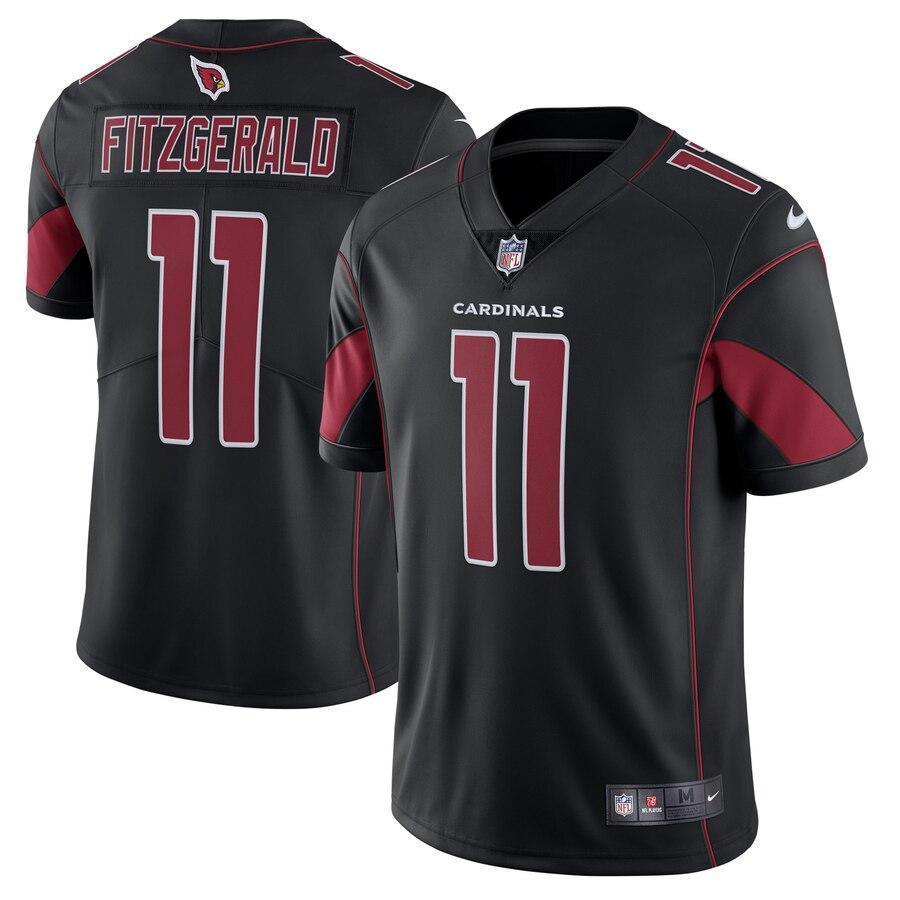 Larry Fitzgerald Arizona Cardinals Nike Vapor Untouchable Color Rush Limited Player Jersey - Black