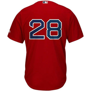 J.D. Martinez Boston Red Sox Majestic Alternate Official Cool Base Replica Player Jersey - Scarlet