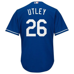 Chase Utley Los Angeles Dodgers Majestic Official Cool Base Player Jersey - Royal