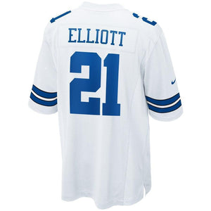 Ezekiel Elliott Dallas Cowboys Nike Game Jersey - White