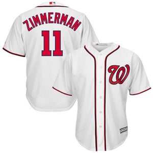 Ryan Zimmerman Washington Nationals Majestic Cool Base Player Jersey - White