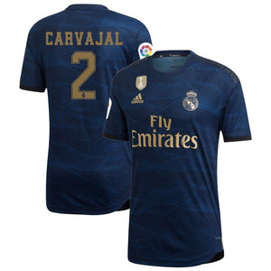 Daniel Carvajal Real Madrid Away Soccer Jersey 2019-20 – Blue