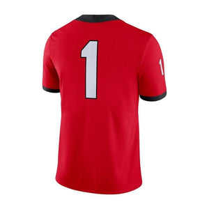 #1 Georgia Bulldogs Nike Game Jersey - Red