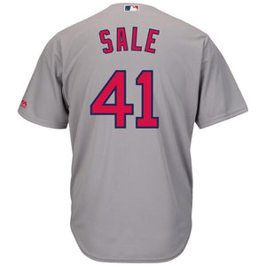 Chris Sale Boston Red Sox Majestic Road Cool Base Jersey - Gray