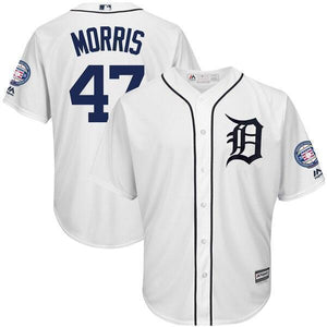 Jack Morris Detroit Tigers Majestic Hall of Fame Induction Patch Cool Base Jersey – White