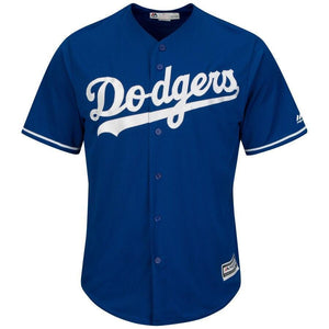 Clayton Kershaw Los Angeles Dodgers Majestic Big & Tall Alternate Cool Base Replica Player Jersey - Royal/White