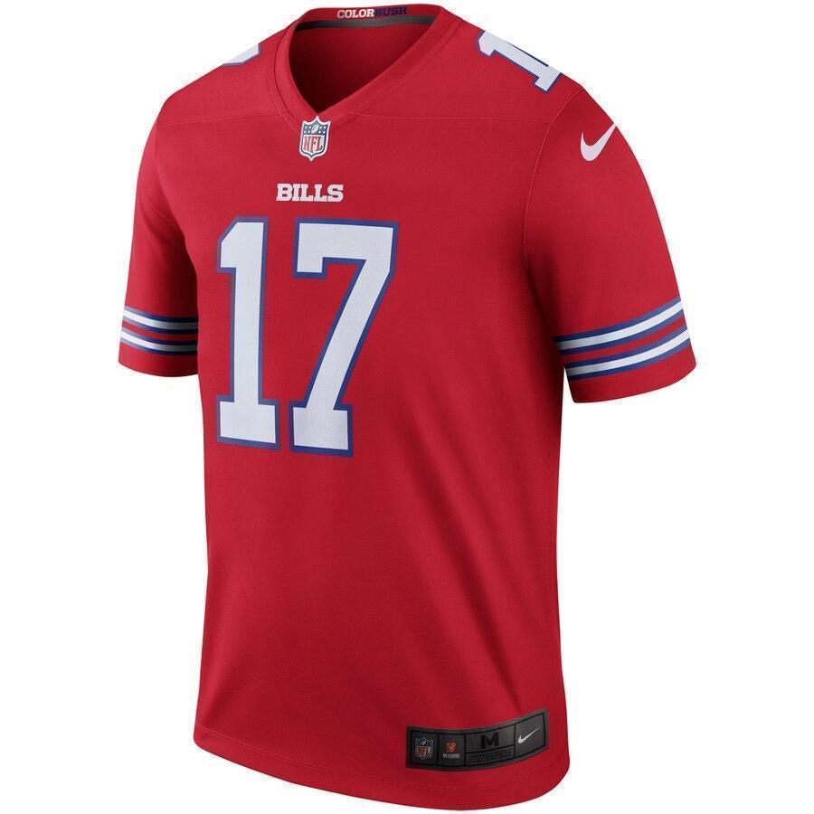 Josh Allen Nike Buffalo Bills Color Rush Legend Jersey - Red