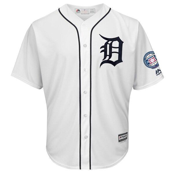 Jack Morris Detroit Tigers Majestic Hall of Fame Induction Patch Cool Base Jersey – White