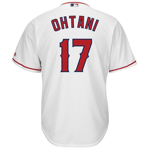 Shohei Ohtani Los Angeles Angels Majestic Official Cool Base Player Jersey - White