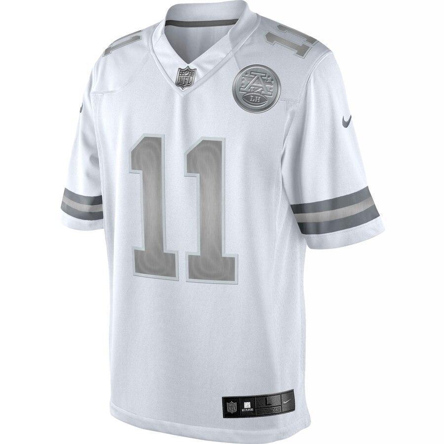 Alex Smith Kansas City Chiefs Nike Platinum Limited Jersey - White