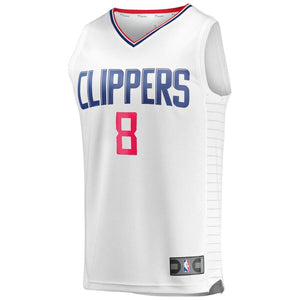 Maurice Harkless LA Clippers Fanatics Branded Fast Break Replica Player Jersey White - Association Edition