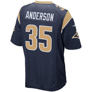 C.J. Anderson Los Angeles Rams Nike Super Bowl LIII Bound Game Jersey - Navy