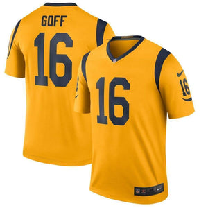 Jared Goff Los Angeles Rams Nike Color Rush Legend Player Jersey - Gold