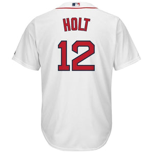 Brock Holt Boston Red Sox Majestic Home Cool Base Replica Player Jersey - White