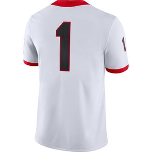 #1 Georgia Bulldogs Nike Game Jersey - White