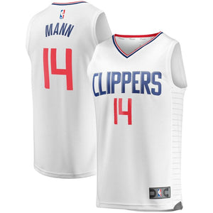 Terance Mann LA Clippers Fanatics Branded Fast Break Replica Player Jersey White - Association Edition