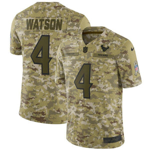 Deshaun Watson Houston Texans Nike Salute to Service Limited Jersey - Camo