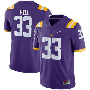 Jeremy Hill LSU Tigers Nike Game Jersey - Purple