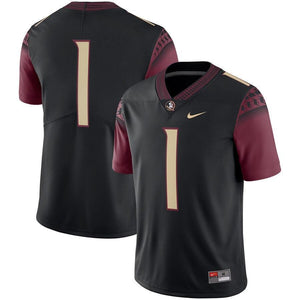 Florida State Seminoles Nike Team Game Football Jersey - Black