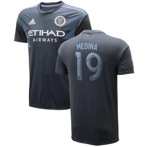 Jesús Medina New York City FC  2018 Secondary Player Jersey – Gray