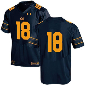 Cal Bears Under Armour #18 Football Jersey – Navy