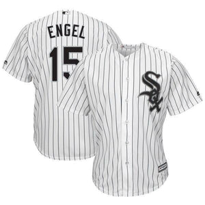 Adam Engel Chicago White Sox Majestic Home Cool Base Player Jersey – White