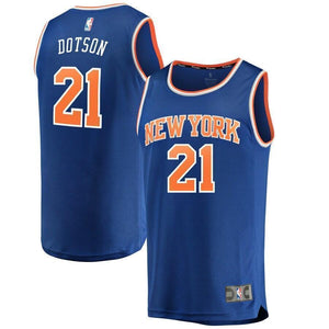 Damyean Dotson New York Knicks Fanatics Branded Fast Break Road Player Jersey Royal - Icon Edition