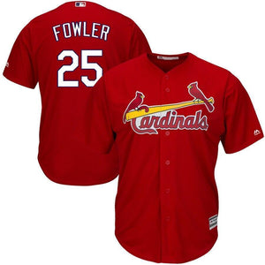 Dexter Fowler St. Louis Cardinals Majestic Alternate Cool Base Jersey - Cream/Red