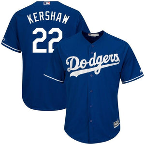 Clayton Kershaw Los Angeles Dodgers Majestic Big & Tall Alternate Cool Base Replica Player Jersey - Royal/White