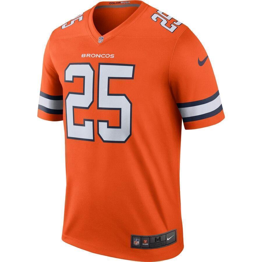 Chris Harris Jr Denver Broncos Nike Color Rush Legend Jersey - Orange