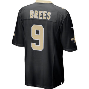 Drew Brees New Orleans Saints Nike Team Color Game Jersey - Black