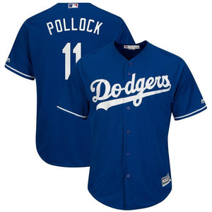 AJ Pollock Los Angeles Dodgers Majestic Alternate Official Cool Base Player Jersey - Royal