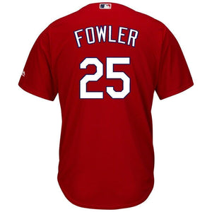 Dexter Fowler St. Louis Cardinals Majestic Alternate Cool Base Jersey - Cream/Red