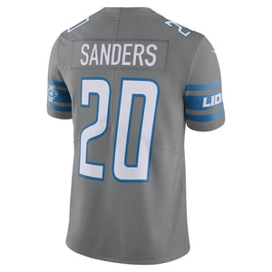 Barry Sanders Detroit Lions Nike Vapor Untouchable Color Rush Limited Player Jersey - Steel