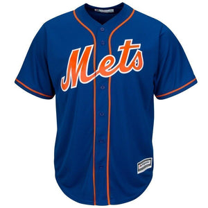 Yoenis Cespedes New York Mets Majestic Official Cool Base Player Jersey - White/Royal